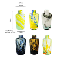 Vase en verre cristal de luxe rétro fait main, style scandinave moderne décontracté, hydroponique, écologique, décoration d'intérieur, Bar Mitzvah