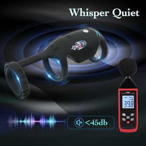 Masseur de Prostate Plug Anal vibrateur anneau de verrouillage de <span class=keywords><strong>sperme</strong></span> retarder l'éjaculation formateur anneau de pénis pour hommes - Product Image 2