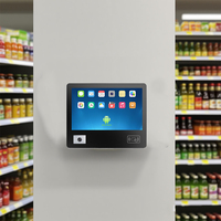 Gran oferta, 10,1 pulgadas, NFC, Android/ventana, pantalla táctil, Panel de aluminio, PC, supermercado, Mini POS, comprobador de precios todo en uno