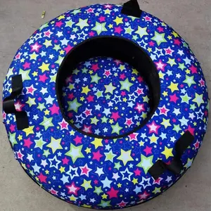 Dry Ski Donut Slide Tire Tyre Tube Sled Sledges Snow Tubing Snow Tube For Outdoor Giant Rainbow Slide