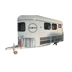 <span class=keywords><strong>Camion</strong></span> del rimorchio del galleggiante del cavallo di alta qualità dell'oem con il trasporto delle finestre della porta per l'animale del cavallo - Product Image 4
