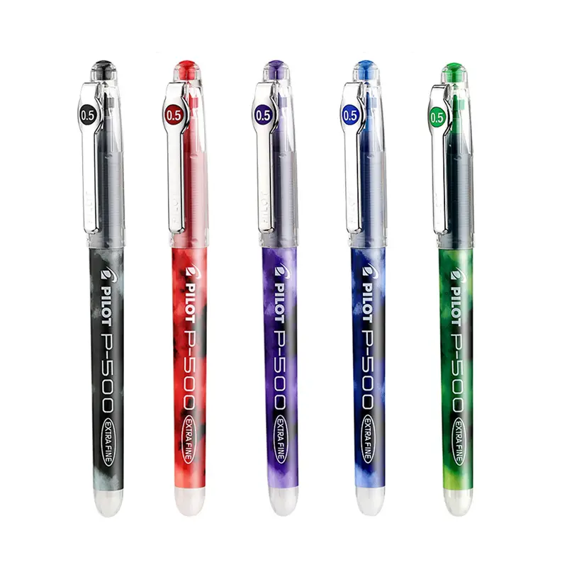 Japon Pilot P500/p700 Gel stylo bureau liquide droit pour les examens des étudiants en gros Baile stylo