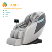 Fauteuil de massage électrique de luxe 4D à extension automatique, zéro gravité, avec pétrissage des mollets et des pieds, commande vocale IA, masseur corporel personnalisé pour la maison