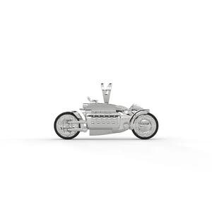 Colgante Inspirado en el Hindúismo Religioso de Torque One, Elaborado con Plata Premium y Acabado en Oro Blanco de 18K, Lujoso, Moderno y Atrevido - Product Image 6