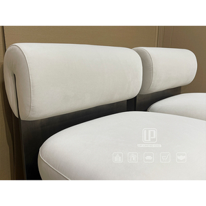 Foshan Factory Wholesale Price Bar <b>Stool</b> & <b>Ottomans</b> High Quality Black Base White Leather Low Square <b>Stool</b> Square <b>Stool</b> - Product Image 5