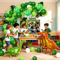 Décorations de scène d'ambiance pour anniversaire style Boyfriend Girlfriend - Accessoires durables en latex et film d'aluminium pour cérémonies et fêtes