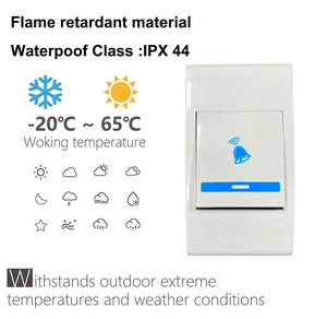 AU EU UK plugs <span class=keywords><strong>carillon</strong></span> de porte 36 Melody 120m de <span class=keywords><strong>longue</strong></span> portée <span class=keywords><strong>carillon</strong></span> de porte étanche <span class=keywords><strong>sans</strong></span> <span class=keywords><strong>fil</strong></span> - Product Image 3