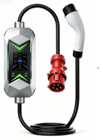 Chargeur de voiture électrique portable OEM ODM pour usage domestique, courant réglable 32A, niveau 2, type 2, type 1, station de charge GBT