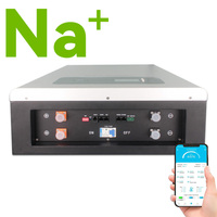 Odipie 48V 200Ah 9.6kWh 10kWh Baterai Ion Natrium Terpasang di Dinding untuk Penyimpanan Energi Rumah dengan CAN RS485 WIFI untuk Sistem Tenaga Surya
