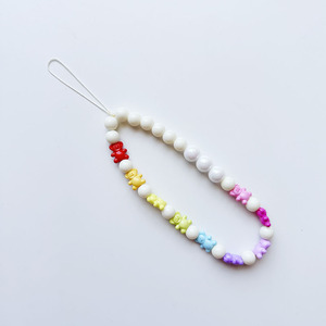 Moda creativa con catena per telefono cellulare con ciondoli e ciondoli colorati graziosi <span class=keywords><strong>gioielli</strong></span> per fotocamera - Product Image 6