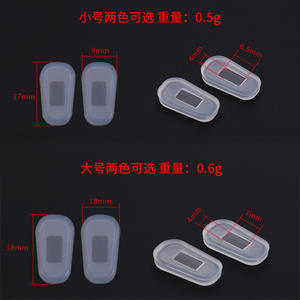 Anteojos antideslizantes Soportes <span class=keywords><strong>nasales</strong></span> <span class=keywords><strong>Gafas</strong></span> invisibles de silicona Cojín de aire <span class=keywords><strong>Almohadillas</strong></span> <span class=keywords><strong>para</strong></span> la nariz Soporte <span class=keywords><strong>para</strong></span> la nariz autoadhesivo transparente - Product Image 5