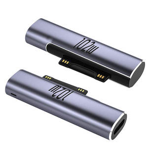 Konektor adaptor pengisi daya PD 104W, konektor adaptor pengisi daya Tipe C magnetik untuk Microsoft Surface Pro <span class=keywords><strong>3</strong></span> 4 5 6 7 8 - Product Image 1
