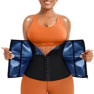 Korset penghias pinggang wanita, tren baru pelatih pinggang penurun berat badan kontrol perut sabuk olahraga Sauna keringat korset olahraga