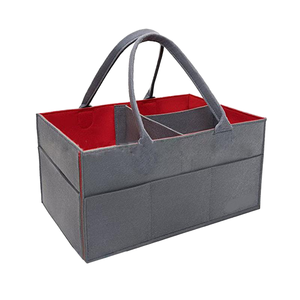 Bolsa de asas de almacenamiento de pañales grande directa de fábrica, <span class=keywords><strong>mochila</strong></span> duradera de poliéster de fieltro de lana suave y duradera, <span class=keywords><strong>cambiador</strong></span> de pañales para bebés - Product Image 1