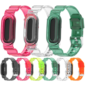 สายนาฬิกาข้อมือแบบใส TPU รุ่น Glacier ป้องกันการเหลือง สำหรับ Google Fitbit Air ขายส่ง - Product Image 1