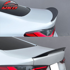 Convient pour BMW G22 Série 4 2021-2027 Aileron de coffre style performance non peint noir - Product Image 4