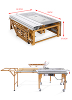 Table de découpe de précision pour le travail du bois / Scie à panneaux portable, scie à table coulissante pour les meilleures ventes