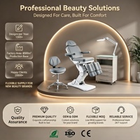 Chaise de traitement des pieds professionnelle, lit d'examen médical, chaise de podologue réglable, chaise de podologie électrique