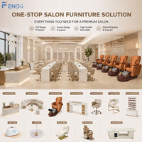 Fauteuil de pédicure électrique professionnel de luxe pour salon de manucure