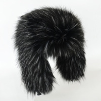 Chapeau d'hiver personnalisé de luxe en fausse fourrure épaisse et chaude, imitation fourrure de renard et de raton laveur, chapeau seau moelleux et duveteux