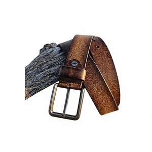 Ceintures pour hommes de style européen vintage, personnalisables, durables, imperméables, écologiques, en cuir de vache, robustes, accessoires, largeur 3,8 cm - Product Image 4