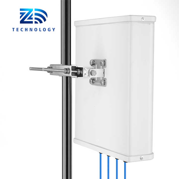 5G New product  Lte 4 Port Omni Directional Panel Antenna 4x4 MIMO indoor Wide band 617 - 6000MHz with 4.3-10 female connector