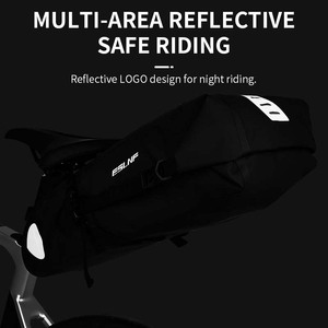 ESLNF Fahrrad-Satteltasche mit großem Fassungsvermögen, wasserdicht, reflektierend, für Mountainbikes und Rennräder - Product Image 5