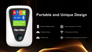 Router 4G LTE LCD LED Mifis Económico con Ranura para Tarjeta SIM, Tipo-C, 3000mAh, Router 4G de Bolsillo, Wifi Portátil - Product Image 2