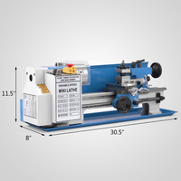 Petite machine de tour à métaux de la représentation 500W/mini tour mécanique pour l'équipement industriel semi-automatique de tour à métaux de 500W