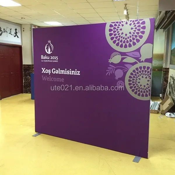 Custom digital printing UV banners with logo and stand custom pop up shop display banner