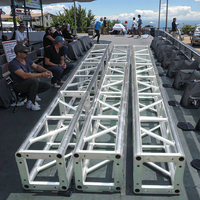 Estructura de Iluminación Portátil Plegable de Aleación de Aluminio, Tipo Truss Circular y Cuadrado, para Escenarios de Conciertos al Aire Libre
