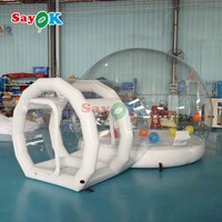 Tente à bulles de qualité commerciale, château gonflable, château de saut, globe en PVC transparent, tente gonflable transparente en forme d'igloo