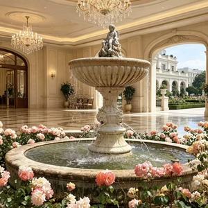 <span class=keywords><strong>Fontaine</strong></span> en marbre sculptée à la main de style antique, <span class=keywords><strong>fontaine</strong></span> d'<span class=keywords><strong>eau</strong></span> en pierre pour la décoration extérieure des châteaux universitaires, des jardins et des paysages - Product Image 5