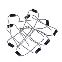 Ensemble de 200 diodes redresseuses Schottky à trous (1N4001, 1N4002, 1N4003, 1N4004, 1N4005, 1N4066, 1N5817, 1N5818)