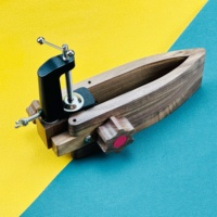 Modèle sur mesure; Pince de couture en cuir professionnelle Étau de couture en bois pour pince de bureau réglable en cuir fait main
