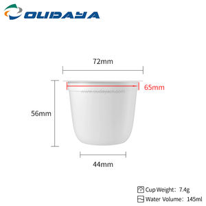 Contenants à glace en plastique PP à paroi simple OUDAYA, qualité alimentaire, sans transfert d'odeurs, inviolables, designs personnalisés, HACCP - Product Image 2