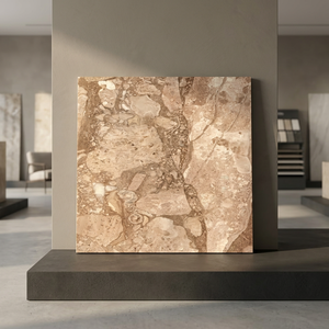 Carreaux de sol en céramique Matt Marble 12x12 pouces, design brillant imprimé numériquement pour revêtements de sol intérieurs modernes - Product Image 4