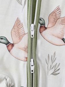 Pijama <span class=keywords><strong>de</strong></span> Bambú <span class=keywords><strong>de</strong></span> Alta Calidad para Bebé con Estampado <span class=keywords><strong>de</strong></span> Fibra <span class=keywords><strong>de</strong></span> Bambú, Logotipo Personalizado, Impresión Digital, Mameluco Ajustado para Bebé - Product Image 5