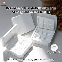 Gel Ombre pour Ongles en 6 Couleurs en Pot, Facile à Appliquer avec le Gel Ombre Cushion GleamTap pour Pat Pat Gel, Pots en Plastique Blancs Résistants aux UV