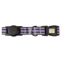 Nouveau Collier GPS Réfléchissant Anti-Perte pour Animaux de Compagnie, Motif Uni, pour Chiens de Taille Moyenne et Grande, Collier de Libération Populaire en Nylon