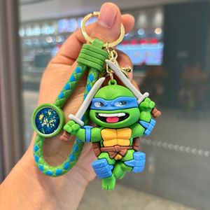 Ninja Rubber Turtles Japanese <b>Anime</b> Mobile Phone Chain <b>Keychain</b> Plastic Pendant for Book Bag & Couple Car Keys Hanging Gifts - Product Image 4