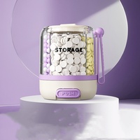 Boîte de distribution de médicaments à pression, boîte de distribution pour trois repas par jour, compartiment circulaire, boîte de rangement portable