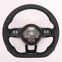 Volant sport en fibre de carbone à fond plat GZYLC pour Volkswagen Golf 7 MK7.5 Bora Passat CC Jetta