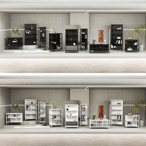 Mỹ kim loại kính Tủ Sách phòng khách pháp cửa kính hiển thị tủ tường Tủ sàn Tủ tùy chỉnh - Product Image 6