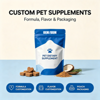 Suplemen OEM untuk Anjing, Suplemen Kesehatan Pinggul & Sendi, Glukosamin & Minyak Hemp, Mendukung Kesehatan Sendi & Pelumasan Sendi, Kesehatan Anjing