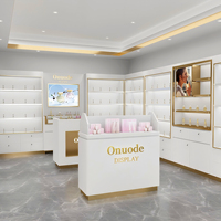 Conception de kiosque de parfum haut de gamme avec table d'affichage de bijoux d'abris Kiosque de vente de parfum arabe pour les centres commerciaux