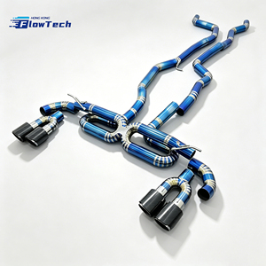 Système d'échappement en titane haute performance pour Porsche Cayenne Turbo S 4.8T V8 958, amélioration légère - Product Image 1