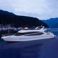 Yacht de luxe en fibre de verre, bateau de luxe, 19.8m, 63 pieds