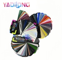 1.52*18m PET Auto Body Paint Kaki Brillant Finition Vinyle Film Anti-Rayures Auto-Adhésif et Changement de Couleur Film pour Voitures Moto