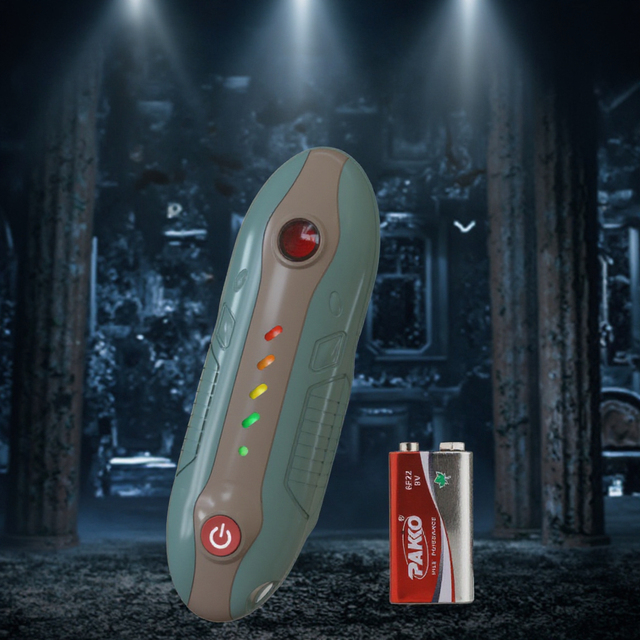 Aikesi Portable EMF Meter Ghost Hunting Paranormal Equipment Electromagnetic Field Radiation Detector LCD Display Battery